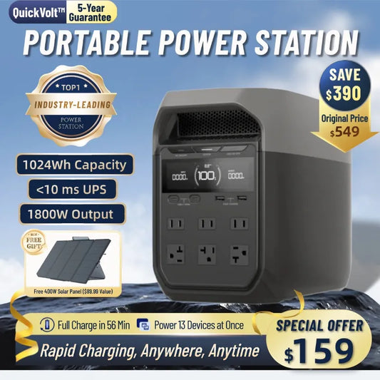 QuickVolt™ Power Up Fast with 400W Solar Panel – Limited Stock, Act Fast!