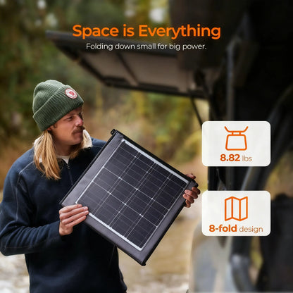 200W Solar Panel, N-Type High Efficiency & Foldable