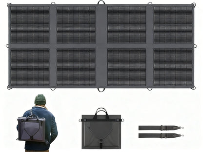 200W Solar Panel, N-Type High Efficiency & Foldable