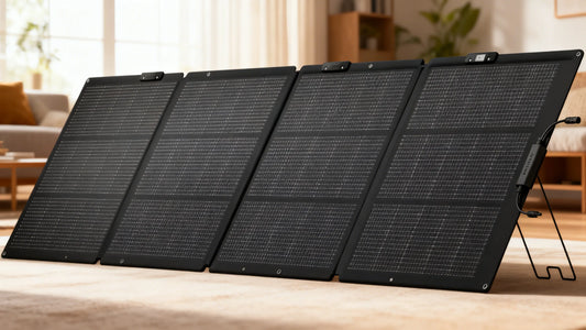 220W Foldable Solar Panel, 25% Efficiency & IP68 Waterproof