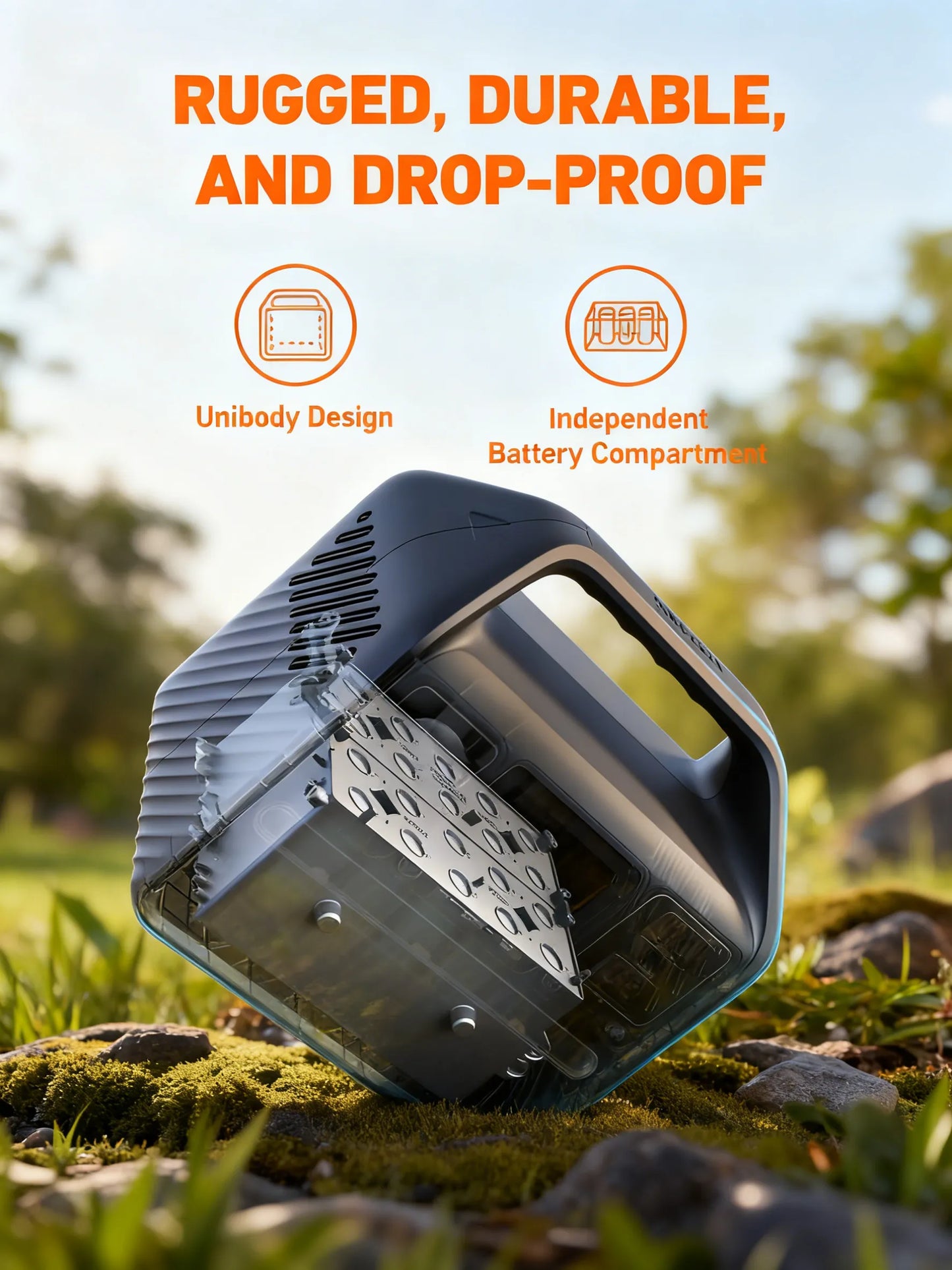 300W 6-Port Power Station, 60W USB-C PD & Solar Ready for Outdoor