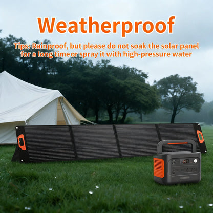 200W Universal Solar Panel, 23.5% High Efficiency & Weatherproof