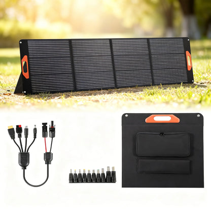 200W Universal Solar Panel, 23.5% High Efficiency & Weatherproof